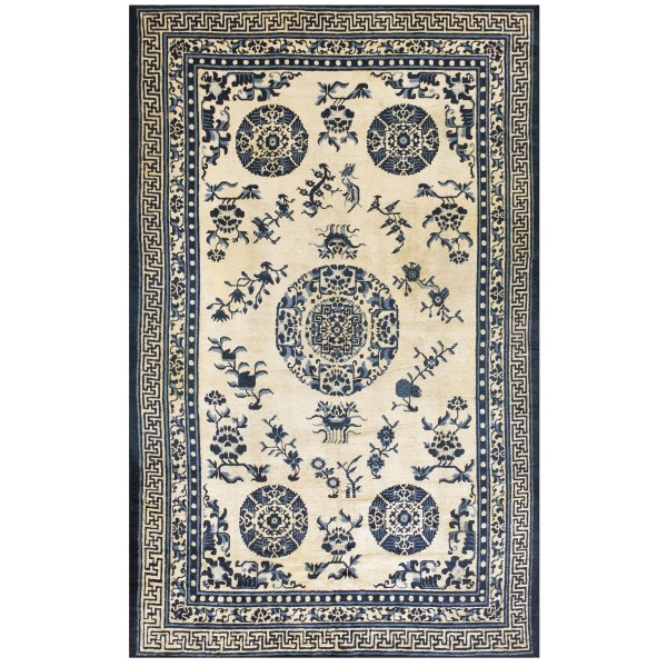 Mid 19th Century Chinese Ningxia Carpet